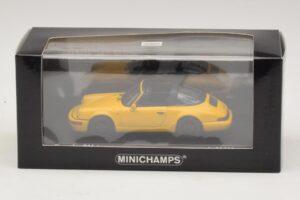 Porsche 911 964 Targa Sárga Minichamps 1:43 400061367 Fém – 4. kép a 4-ből