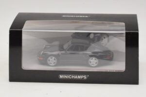 Porsche 911 964 Turbo S 3.6 30. Évfordulós Fekete Minichamps 1:43 436069171 Fém – 5. kép a 5-ből