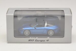 Porsche 911 991 Targa Kék Metál Minichamps 1:43 WAP0200350E Fém – 4. kép a 4-ből