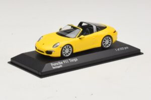 Porsche 911 991 Targa Sárga Minichamps 1:43 410062441 Fém – 2. kép a 4-ből