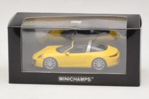 Porsche 911 991 Targa Sárga Minichamps 1:43 410062441 Fém – 4. kép a 4-ből