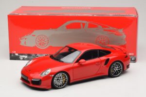 Porsche 911 991 Turbo S Piros Minichamps 1:18 110062320 Fém – 8. kép a 8-ből