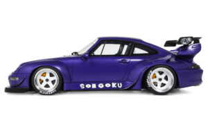 Porsche 911 993 RWB Son Goku Purple GT Spirit 1:18 GT571 Gyanta – 3. kép a 5-ből