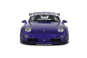 Porsche 911 993 RWB Son Goku Purple GT Spirit 1:18 GT571 Gyanta – 4. kép a 5-ből