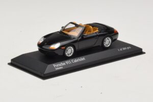 Porsche 911 996 Kabrió Fekete Metál Minichamps 1:43 400061090 Fém – 2. kép a 4-ből