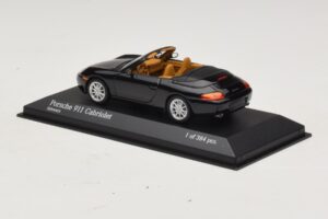 Porsche 911 996 Kabrió Fekete Metál Minichamps 1:43 400061090 Fém – 3. kép a 4-ből