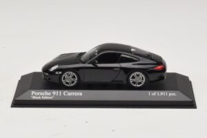 Porsche 911 997 Carrera Black Edition Minichamps 1:43 400066425 Fém