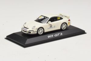 Porsche 911 997 GT3 #22 Fehér Minichamps 1:43 WAP020102016 Fém – 2. kép a 4-ből