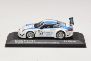 Porsche 911 997 GT3 R #53 Vannelet / Pyroles Class Winners 24 Hours of Spa 2010 Minichamps 1:43 400108953 Fém