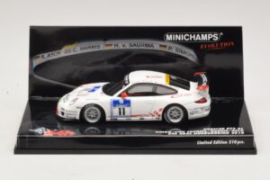 Porsche 911 997 GT3 RS #11 24 Hours Nurburgring 2010 Minichamps 1:43 437106711 Fém
