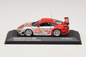Porsche 911 997 GT3 RSR GT2 #80 S. Neiman / D. Law 24 Hours of Le Mans 2010 Minichamps 1:43 410106980 Fém