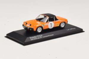 Porsche 914/6 #1 G. Larrousse / J-C. Perramond Rally Monte Carlo 1971 Minichamps 1:43 400716501 Fém – 2. kép a 4-ből