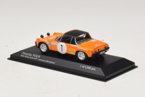 Porsche 914/6 #1 G. Larrousse / J-C. Perramond Rally Monte Carlo 1971 Minichamps 1:43 400716501 Fém – 3. kép a 4-ből