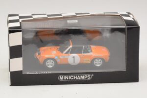 Porsche 914/6 #1 G. Larrousse / J-C. Perramond Rally Monte Carlo 1971 Minichamps 1:43 400716501 Fém – 4. kép a 4-ből