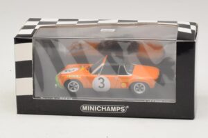 Porsche 914/6 #3 B. Waldegard / O. Andersson Marathon de la Route 1970 Minichamps 1:43 400706503 Fém – 4. kép a 4-ből