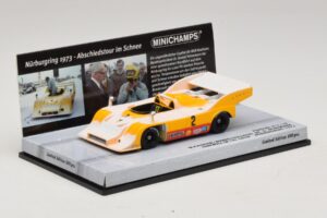 Porsche 917/10 #2 W. Kauhsen Farewell In The Snow Nurburgring 1973 Minichamps 1:43 437736592 Fém – 2. kép a 5-ből