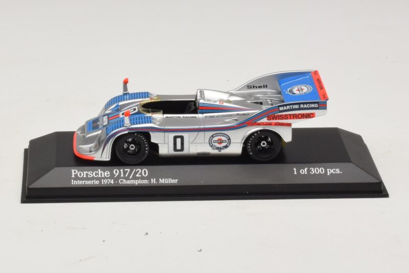 Porsche 917/20 Martini Racing #0 Interserie Champion 1974 Minichamps 1:43 437746100 Fém