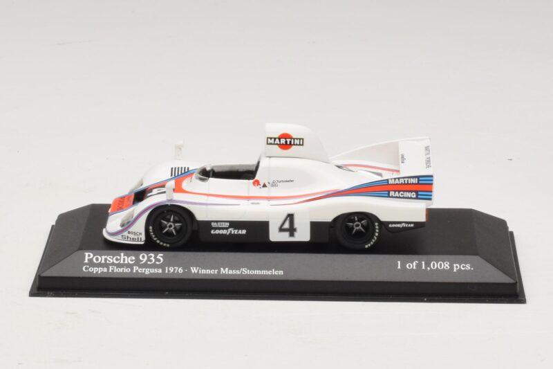 Porsche 936/76 Martini Racing #4 J. Mass / R. Stommelen Winner Coppa Florio Pergusa 1976 Minichamps 1:43 Porsche 936/76 Martini Racing #4 J. Mass / R. Stommelen Winner Coppa Florio Pergusa 1976 Minichamps 1:43 400766604 Fém