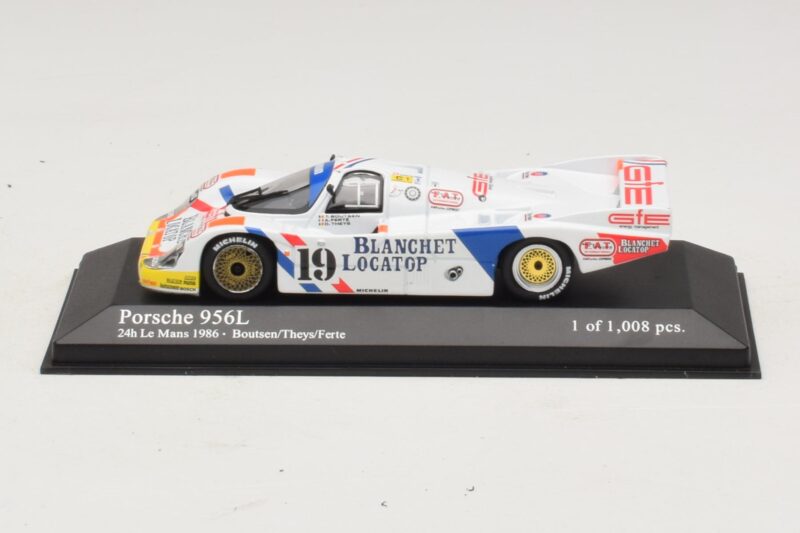 Porsche 956L #19 T. Boutsen / D. Theys 24 Hours of Le Mans 1986 Minichamps 1:43 Porsche 956L #19 T. Boutsen / D. Theys 24 Hours of Le Mans 1986 Minichamps 1:43 430866519 Fém