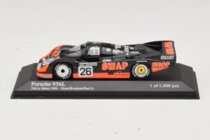 Porsche 956L #26 T-Bird Swap Shop P. Henn / J. Rondeau 24 Hours of Le Mans 1984 Minichamps 1:43 430846526 Fém