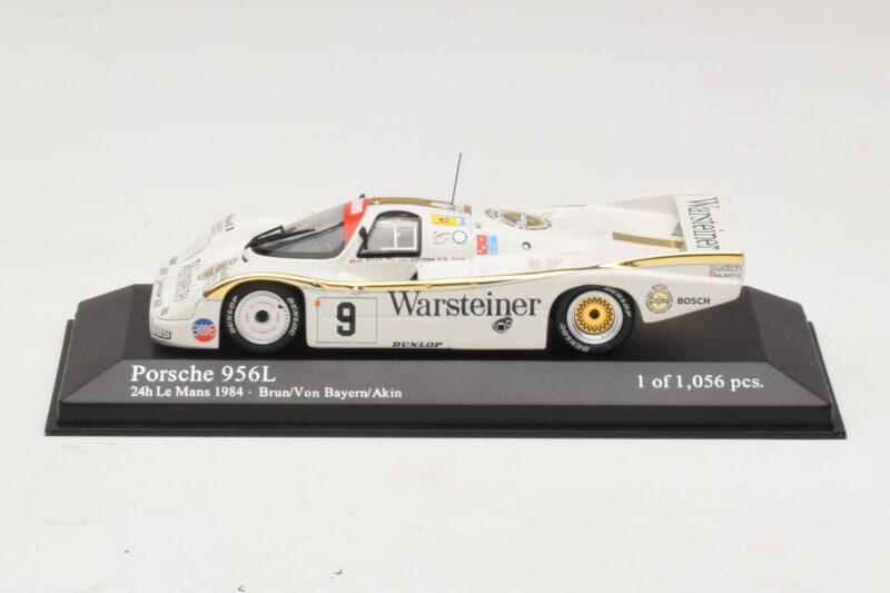Porsche 956L Warsteiner #9 W. Brun / Bayern 24 Hours of Le Mans 1984 Minichamps 1:43 Porsche 956L Warsteiner #9 W. Brun / Bayern 24 Hours of Le Mans 1984 Minichamps 1:43 430846509 Fém