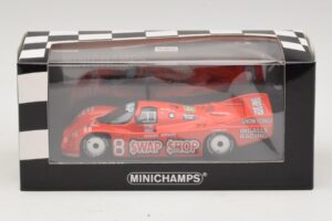 Porsche 962 IMSA #8 A.J. Foyt / B. Wollek 12 Hours of Sebring 1985 Minichamps 1:43 400856508 Fém – 4. kép a 4-ből