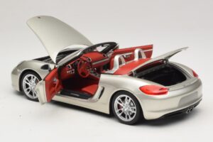 Porsche Boxster S 987 Szürke Metál Minichamps 1:18 110062030 Fém – 5. kép a 8-ből