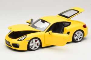 Porsche Cayman 981 Sárga Minichamps 1:18 110062220 Fém – 2. kép a 8-ből