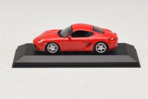 Porsche Cayman 987 S Piros Minichamps 1:43 400065620 Fém
