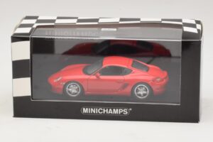 Porsche Cayman 987 S Piros Minichamps 1:43 400065620 Fém – 4. kép a 4-ből