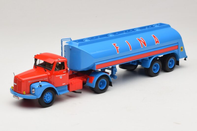 Scania L110S Tanksattelzug FINA Minichamps 1:43 499126970 Fém
