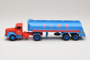 Scania L110S Tanksattelzug FINA Minichamps 1:43 499126970 Fém – 3. kép a 6-ből