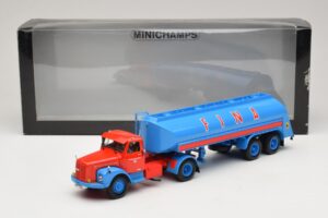 Scania L110S Tanksattelzug FINA Minichamps 1:43 499126970 Fém – 6. kép a 6-ből