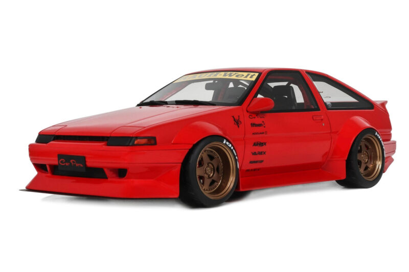 Toyota Sprinter Trueno AE86 Widebody Rosso Corsa Otto 1:18 OT1278 Gyanta