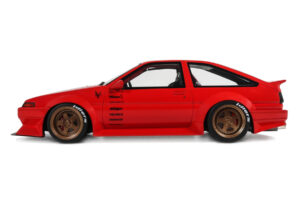 Toyota Sprinter Trueno AE86 Widebody Rosso Corsa Otto 1:18 OT1278 Gyanta – 3. kép a 5-ből