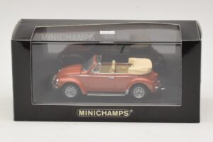 Volkswagen 1200 Kabrió Hebmuller Piros Minichamps 1:43 430052032 Fém – 4. kép a 4-ből