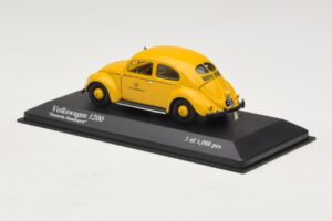 Volkswagen 1200 Export Deutsche Bundespost Minichamps 1:43 431051292 Fém – 3. kép a 4-ből