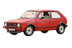 Volkswagen Golf GTI Mk1 Piros Norev 1:18 188472 Fém