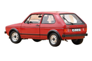 Volkswagen Golf GTI Mk1 Piros Norev 1:18 188472 Fém – 3. kép a 3-ből