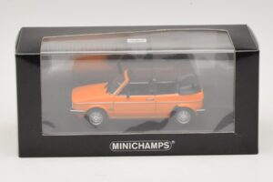 Volkswagen Golf Mk1 Kabrió Narancssárga Minichamps 1:43 400055131 Fém – 4. kép a 4-ből