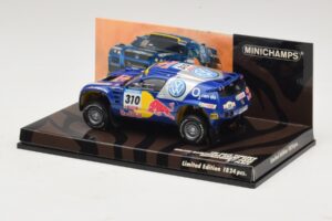Volkswagen Race Touareg Red Bull #310 J. Kleinschmidt / F. Pons Dakar Rally 2005 Minichamps 1:43 436055310 Fém – 3. kép a 5-ből