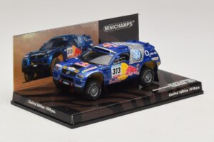 Volkswagen Race Touareg Red Bull #313 J. Kankkunen / J. Repo Dakar Rally 2005 Minichamps 1:43 436055313 Fém – 2. kép a 5-ből