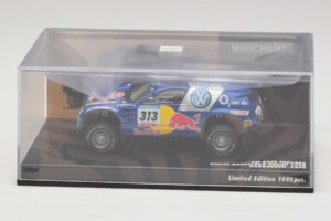 Volkswagen Race Touareg Red Bull #313 J. Kankkunen / J. Repo Dakar Rally 2005 Minichamps 1:43 436055313 Fém – 4. kép a 5-ből