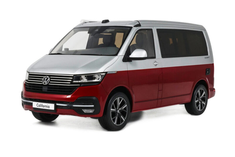 Volkswagen T6.1 California Ocean Tornado Red / Reflex Silver Otto 1:18 Volkswagen T6.1 California Ocean Tornado Red / Reflex Silver Otto 1:18 OT1342 Gyanta