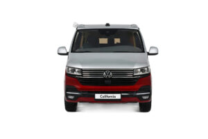 Volkswagen T6.1 California Ocean Tornado Red / Reflex Silver Otto 1:18 OT1342 Gyanta – 4. kép a 5-ből