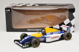 Williams Renault FW15C #0 D. Hill 1993 Minichamps 1:18 180930000 Fém – 6. kép a 7-ből