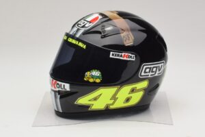AGV Bukósisak V. Rossi MotoGP Jerez Test 2007 Minichamps 1:2 327070046 Fém