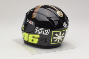 AGV Bukósisak V. Rossi MotoGP Jerez Test 2007 Minichamps 1:2 327070046 Fém – 3. kép a 7-ből