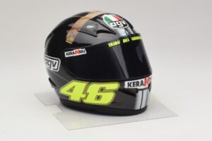 AGV Bukósisak V. Rossi MotoGP Jerez Test 2007 Minichamps 1:2 327070046 Fém – 5. kép a 7-ből