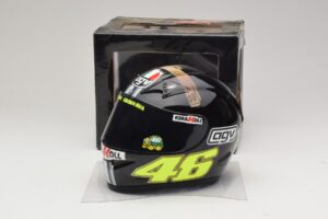 AGV Bukósisak V. Rossi MotoGP Jerez Test 2007 Minichamps 1:2 327070046 Fém – 6. kép a 7-ből